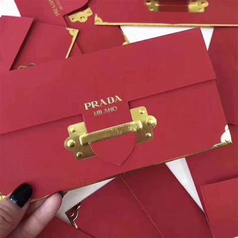 prada red envelope